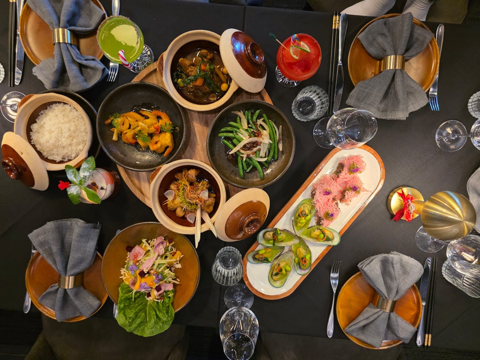 Christmas dining background